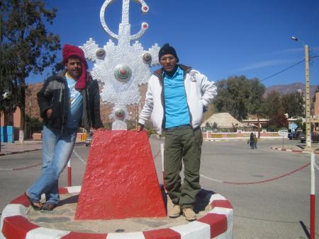 au centre ville de Tafraoute