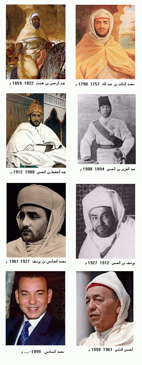 Les rois du Maroc