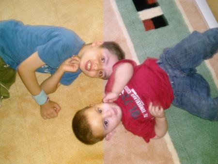 Mes cousins a casa !